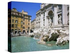 Baroque Style, Trevi Fountain (Fontana Di Trevi), Rome, Lazio, Italy, Europe-Gavin Hellier-Stretched Canvas