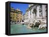 Baroque Style, Trevi Fountain (Fontana Di Trevi), Rome, Lazio, Italy, Europe-Gavin Hellier-Framed Stretched Canvas