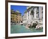 Baroque Style, Trevi Fountain (Fontana Di Trevi), Rome, Lazio, Italy, Europe-Gavin Hellier-Framed Premium Photographic Print