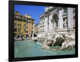 Baroque Style, Trevi Fountain (Fontana Di Trevi), Rome, Lazio, Italy, Europe-Gavin Hellier-Framed Premium Photographic Print