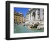 Baroque Style, Trevi Fountain (Fontana Di Trevi), Rome, Lazio, Italy, Europe-Gavin Hellier-Framed Photographic Print