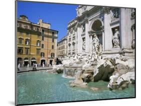 Baroque Style, Trevi Fountain (Fontana Di Trevi), Rome, Lazio, Italy, Europe-Gavin Hellier-Mounted Photographic Print