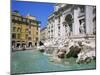 Baroque Style, Trevi Fountain (Fontana Di Trevi), Rome, Lazio, Italy, Europe-Gavin Hellier-Mounted Photographic Print