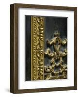 Baroque Style Venetian Mirror, Italy, Late 17th-Early 18th Century, Detail-null-Framed Giclee Print