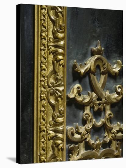 Baroque Style Venetian Mirror, Italy, Late 17th-Early 18th Century, Detail-null-Stretched Canvas