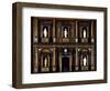 Baroque Style Wood and Walnut Root Lombard Double Cabinet also known as Lucini Passalacqua Cabinet-Pier Francesco Mazzucchelli-Framed Giclee Print