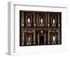 Baroque Style Wood and Walnut Root Lombard Double Cabinet also known as Lucini Passalacqua Cabinet-Pier Francesco Mazzucchelli-Framed Giclee Print