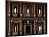 Baroque Style Wood and Walnut Root Lombard Double Cabinet also known as Lucini Passalacqua Cabinet-Pier Francesco Mazzucchelli-Mounted Giclee Print