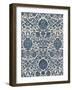 Baroque Tapestry in Navy I-Vision Studio-Framed Art Print