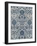 Baroque Tapestry in Navy I-Vision Studio-Framed Art Print