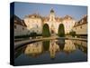 Baroque Valtice Chateau at Sunrise, Valtice, Brnensko Region, Czech Republic, Europe-Richard Nebesky-Stretched Canvas