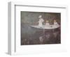 Barque a Giverny-Claude Monet-Framed Art Print