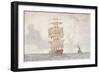 Barque and Tug, 1922-Henry Scott Tuke-Framed Giclee Print