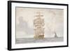 Barque and Tug, 1922-Henry Scott Tuke-Framed Giclee Print