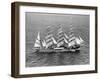 Barque Pamir in the English Channel after a 13,000 Mile Journey from Wellington, New Zealand-null-Framed Premium Photographic Print