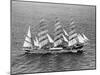 Barque Pamir in the English Channel after a 13,000 Mile Journey from Wellington, New Zealand-null-Mounted Premium Photographic Print