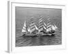 Barque Pamir in the English Channel after a 13,000 Mile Journey from Wellington, New Zealand-null-Framed Photographic Print