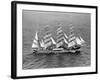 Barque Pamir in the English Channel after a 13,000 Mile Journey from Wellington, New Zealand-null-Framed Photographic Print