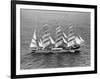 Barque Pamir in the English Channel after a 13,000 Mile Journey from Wellington, New Zealand-null-Framed Photographic Print