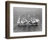 Barque Pamir in the English Channel after a 13,000 Mile Journey from Wellington, New Zealand-null-Framed Photographic Print