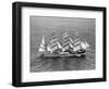 Barque Pamir in the English Channel after a 13,000 Mile Journey from Wellington, New Zealand-null-Framed Photographic Print