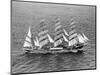 Barque Pamir in the English Channel after a 13,000 Mile Journey from Wellington, New Zealand-null-Mounted Photographic Print