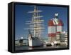 Barque the Viking and Gotheborgsutkiken, Gothenburg, Sweden, Scandinavia, Europe-Robert Cundy-Framed Stretched Canvas