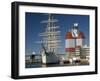 Barque the Viking and Gotheborgsutkiken, Gothenburg, Sweden, Scandinavia, Europe-Robert Cundy-Framed Photographic Print