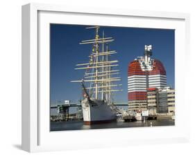 Barque the Viking and Gotheborgsutkiken, Gothenburg, Sweden, Scandinavia, Europe-Robert Cundy-Framed Photographic Print