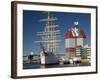 Barque the Viking and Gotheborgsutkiken, Gothenburg, Sweden, Scandinavia, Europe-Robert Cundy-Framed Photographic Print