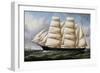 Barquentine, Italy, 19th Century-null-Framed Giclee Print