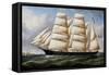 Barquentine, Italy, 19th Century-null-Framed Stretched Canvas