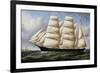 Barquentine, Italy, 19th Century-null-Framed Giclee Print