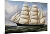 Barquentine, Italy, 19th Century-null-Mounted Giclee Print