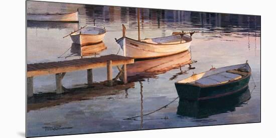 Barques al Port-Poch Romeu-Mounted Art Print