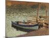 Barques au port (dos du tableau bouquet de bleuets)-Henri Martin-Mounted Giclee Print