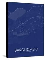 Barquisimeto, Venezuela (Bolivarian Republic of) Blue Map-null-Stretched Canvas