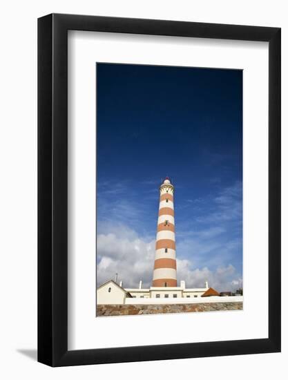 Barra Lighthouse, Costa Nova, Aveiro, Portugal-Julie Eggers-Framed Photographic Print