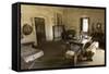 Barracks at La Purisima Mission State Park in Lompoc California-null-Framed Stretched Canvas