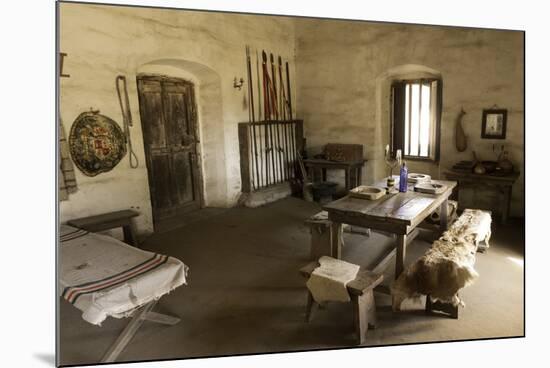 Barracks at La Purisima Mission State Park in Lompoc California-null-Mounted Photographic Print