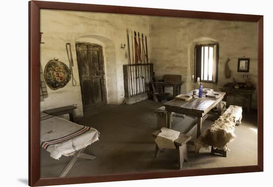 Barracks at La Purisima Mission State Park in Lompoc California-null-Framed Photographic Print