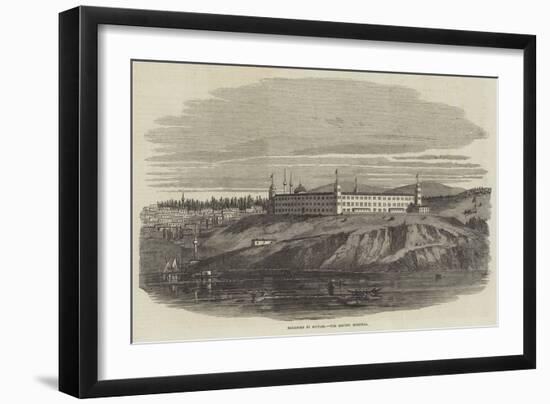 Barracks at Scutari, the British Hospital-null-Framed Giclee Print