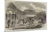 Barracks for British Troops in Course of Erection at Yokohama-null-Mounted Giclee Print