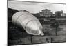 Barrage Balloon at the Bolshoi Theatre, Moscow, USSR, 1942-null-Mounted Giclee Print