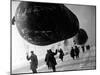 Barrage Balloons Near Moscow, USSR, World War II, 1941-null-Mounted Giclee Print