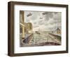 Barrage Balloons Outside a British Port-Eric Ravilious-Framed Giclee Print