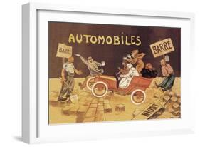 Barre Automobiles-null-Framed Art Print