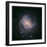 Barred Spiral Galaxy Messier 83-null-Framed Photographic Print