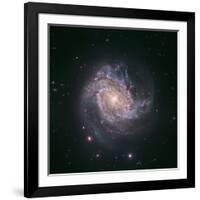 Barred Spiral Galaxy Messier 83-null-Framed Photographic Print