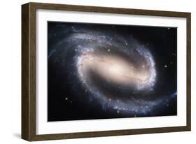 Barred Spiral Galaxy NGC 1300, HST Image-null-Framed Photographic Print